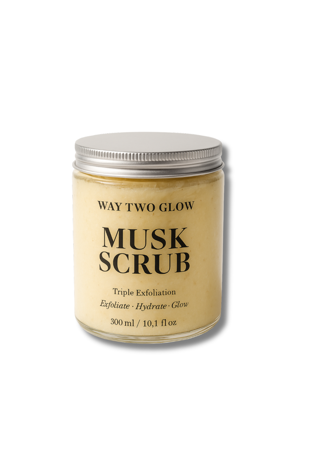 Musk Scrub — 3-in-1 Triple Exfoliating Body Scrub & Hydrating Balm | Way Two Glow