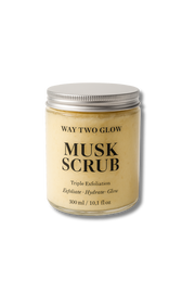 Musk Scrub — 3-in-1 Triple Exfoliating Body Scrub & Hydrating Balm | Way Two Glow