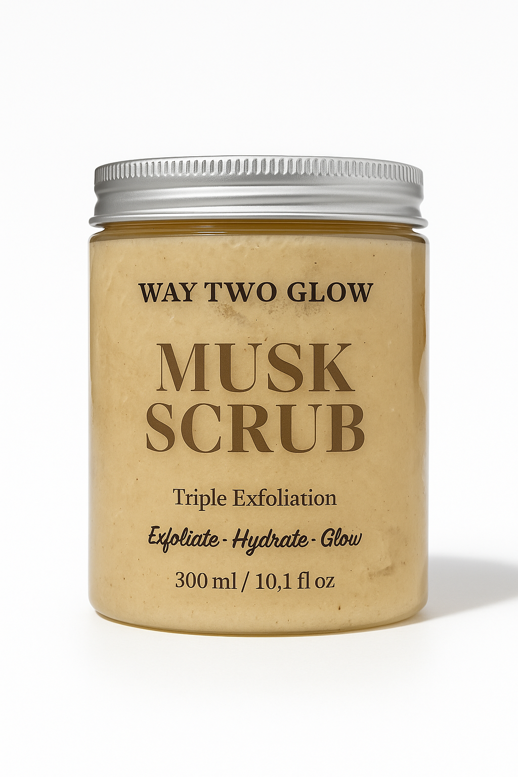 Musk Scrub — 3-in-1 Triple Exfoliating Body Scrub & Hydrating Balm | Way Two Glow