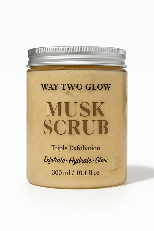 Way Two Glow – Musk Scrub | Triple Exfoliation